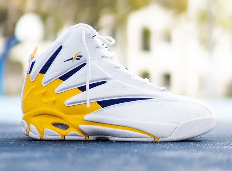 Reebok Brings Back The Blast Lakers-Look Basketball Sneaker | Grailify